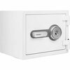 Barska 0.75 Cubic Ft Biometric Fireproof Safe, White AX13738